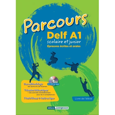 Parcours Delf A1 épreuves écrites & orales, livre de lélève